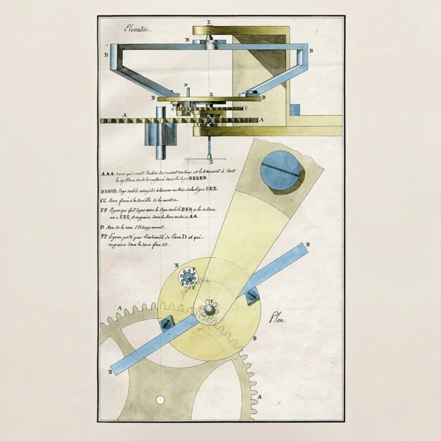 patent document for the tourbillon regulator granted to Abraham Louis Breguet by the French Interior Minister, 1801. © Montres Breguet.