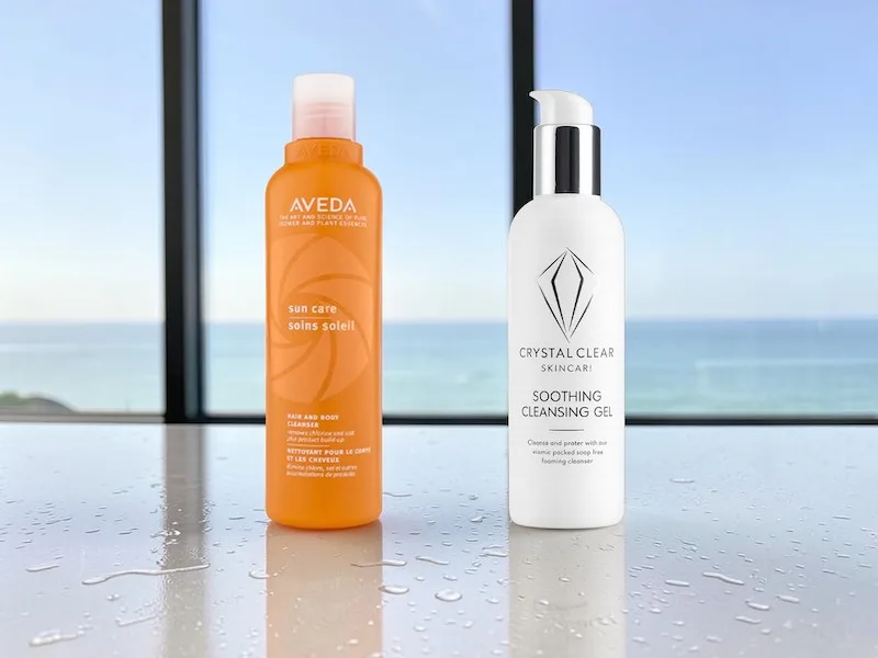 AVEDA Sun Care Hair and Body Cleanser and CRYSTAL CLEAR Soothing Cleansing Gel | I-M Magazine beauty