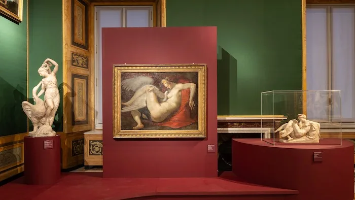 Metamorphoses, Ovid and the Arts: Installation view © A. Novelli ļ Galleria Borghese, Roma. 