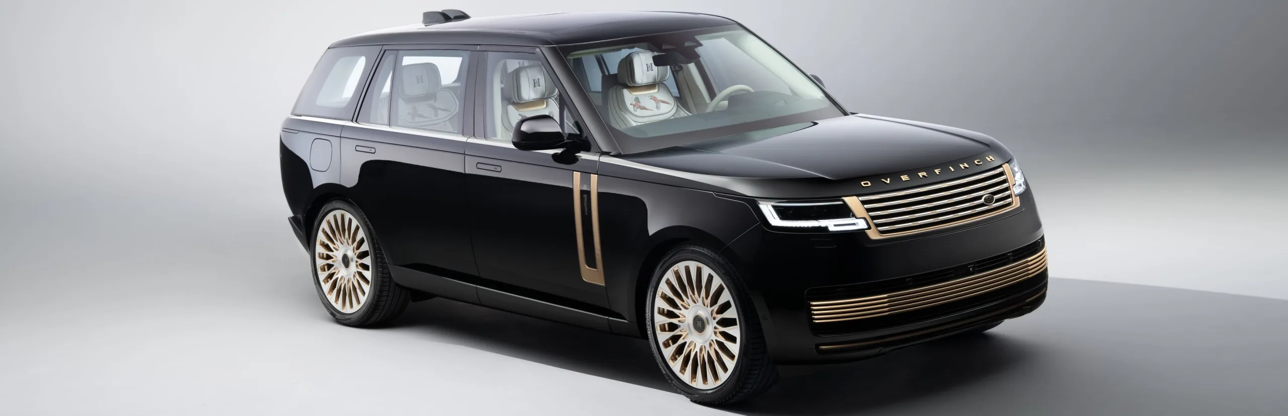 One-of-one Overfinch Holland & Holland Range Rover with bespoke ivory and black interior