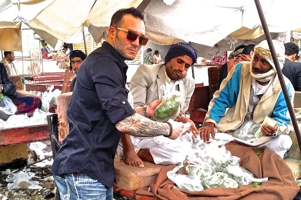 Former Navy Seal and host of the Shawn Ryan Show, Shawn Ryan in Yemen while he was working for the CIA on an “area familiarisation” mission circa 2013.
Image courtesy of The Shawn Ryan Show.