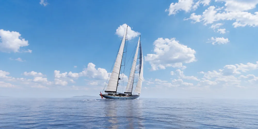 Project Zero all-electric sailing superyacht designed by Vripack and built by Vitters