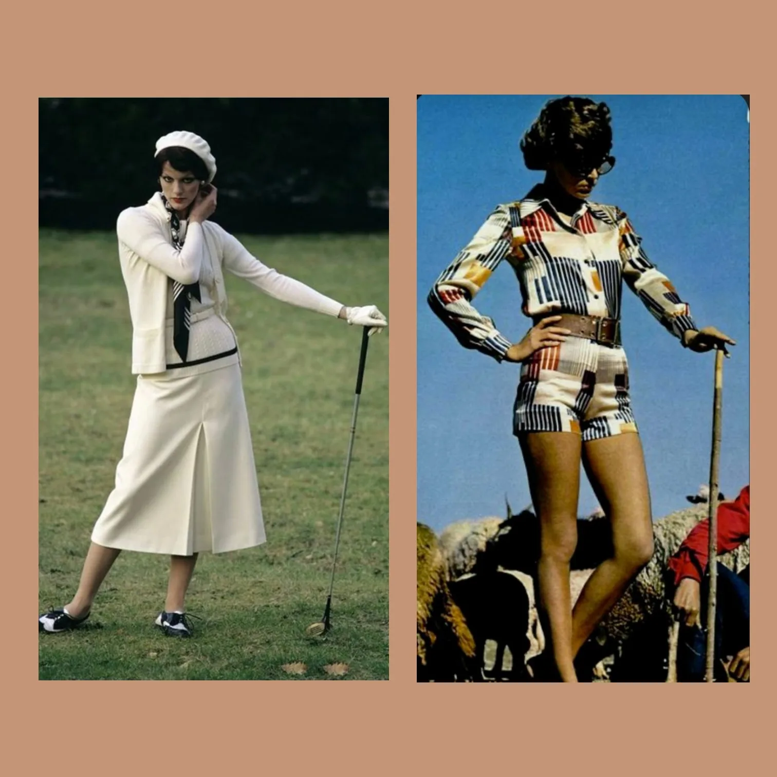 YSL for Anny Duperey in Stavisky (1974) and Christian Dior 1971 shot by Roland Bianchini for L'Officiel.