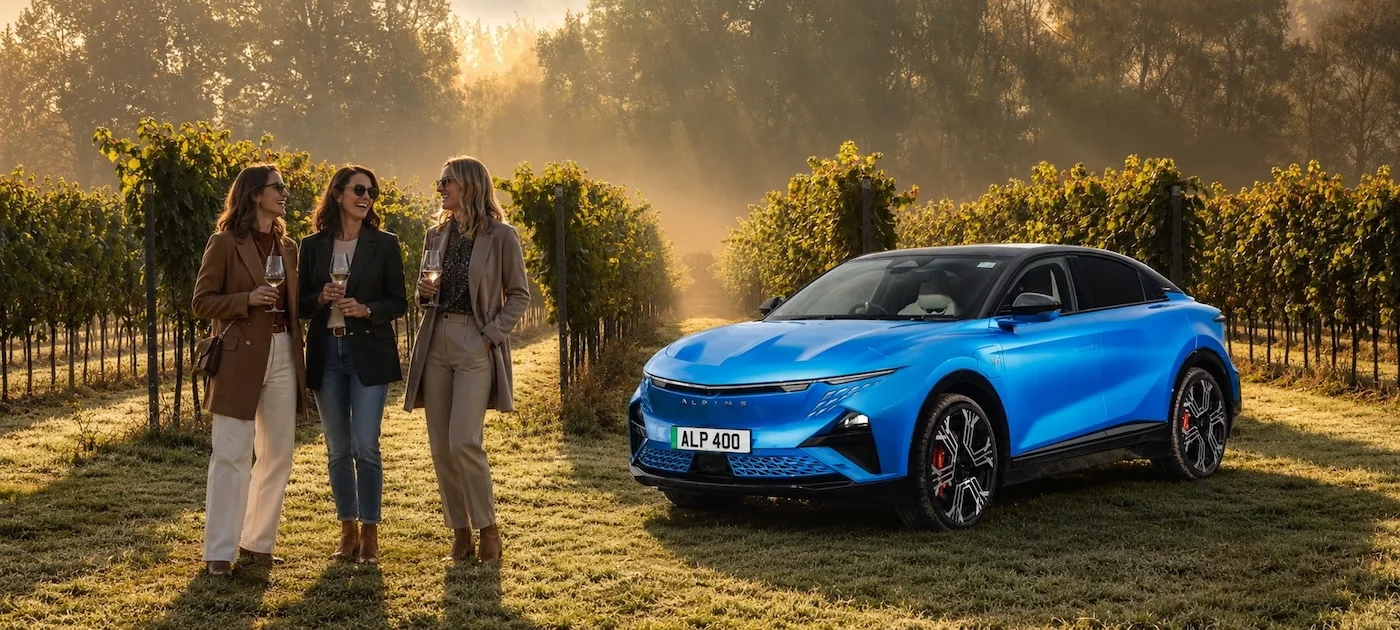 Alpine A390 at Leonardslee Gardens in West Sussex