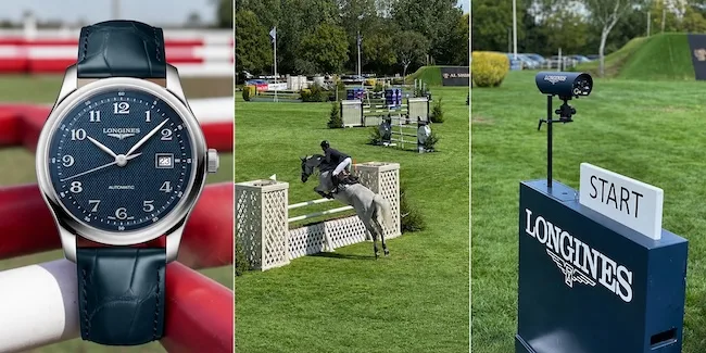Longines Master Collection and Longines at Hickstead showjumping.