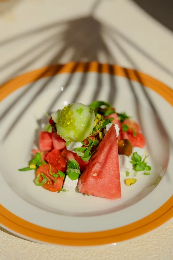 Watermelon and feta salad | Nikki Beach Marbella