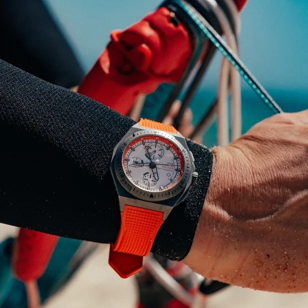 Micromilspec Field Testing Unit on Liam Whaley's wrist.