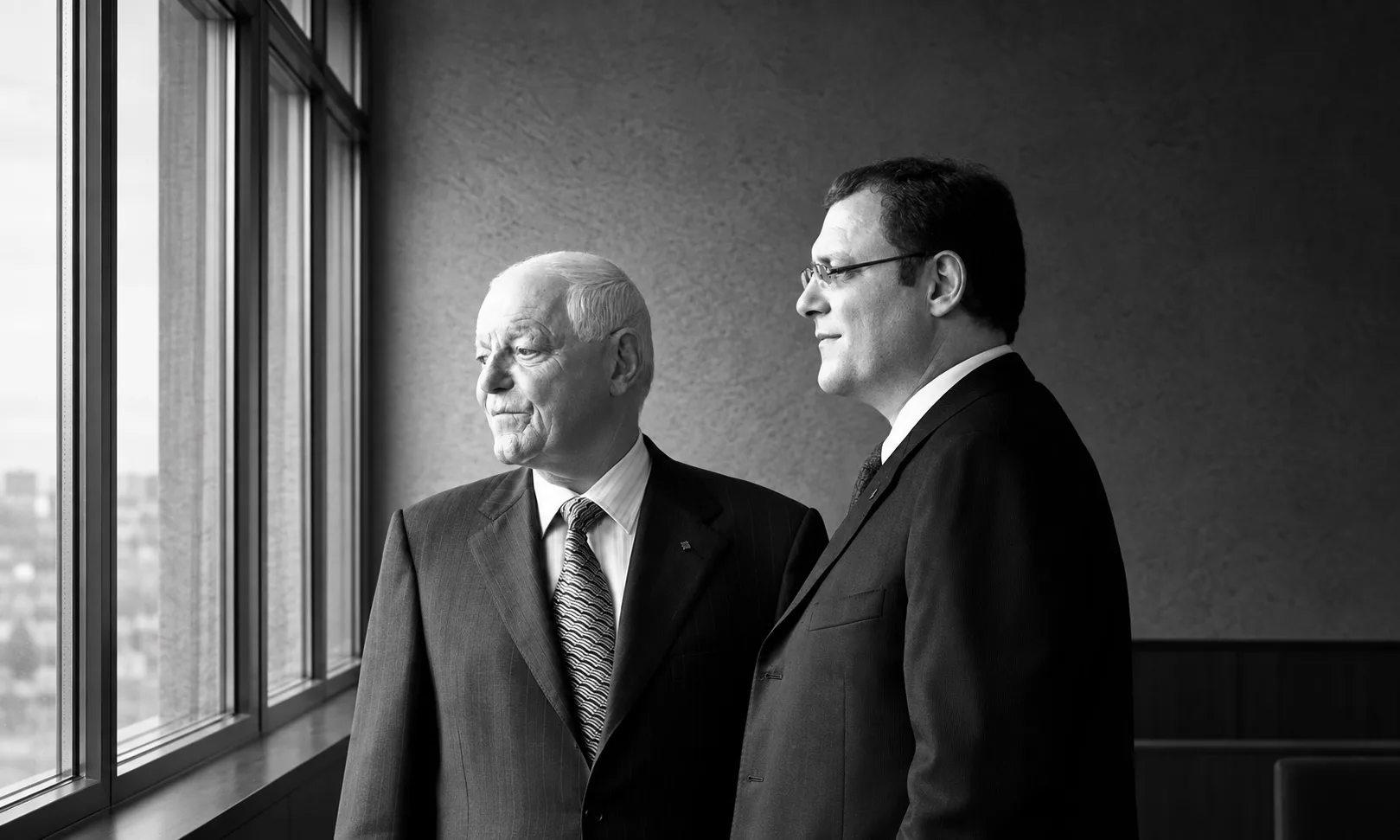 Thierry Stern with his father, Philippe.