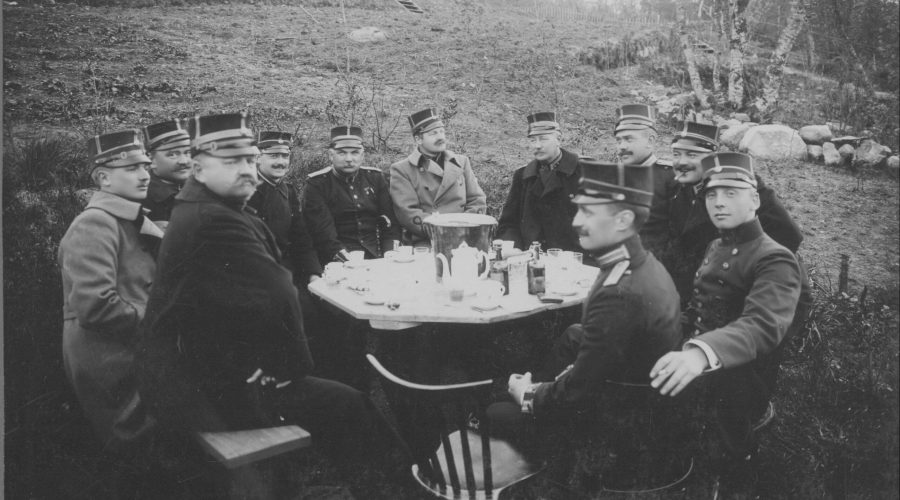 Officersövning i Knäred (1907)