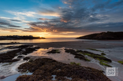 Cemaes Bay on the north coast of Anglesey, North Wales.