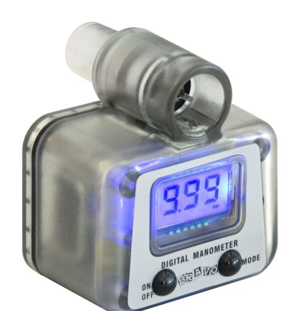 Digital Pressure Gauge and Adaptor