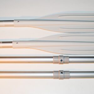 Alu Oars 160cm Including Hole Jointed Grey (Pair)