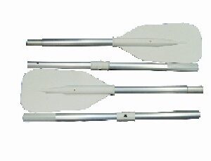 Alu Oars Including Hole Jointed Grey (Pair)