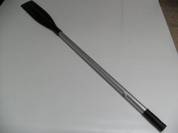 Aluminum Oar 157cm Fixed Blade Black