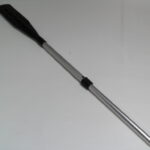 Aluminum Telescopic Oar 111cm -148cm Black Blade