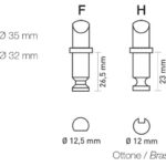 Plastic Collar 35mm with Metal Pin 35mm