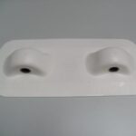 Snap Davit PVC Pad White each excluding hook & clips