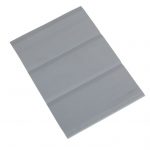 PVC Rubbing Strake Flat 3 Band 15cm Wide Grey