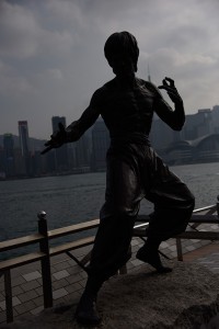 Felexponerad Bruce Lee direkt ur kameran