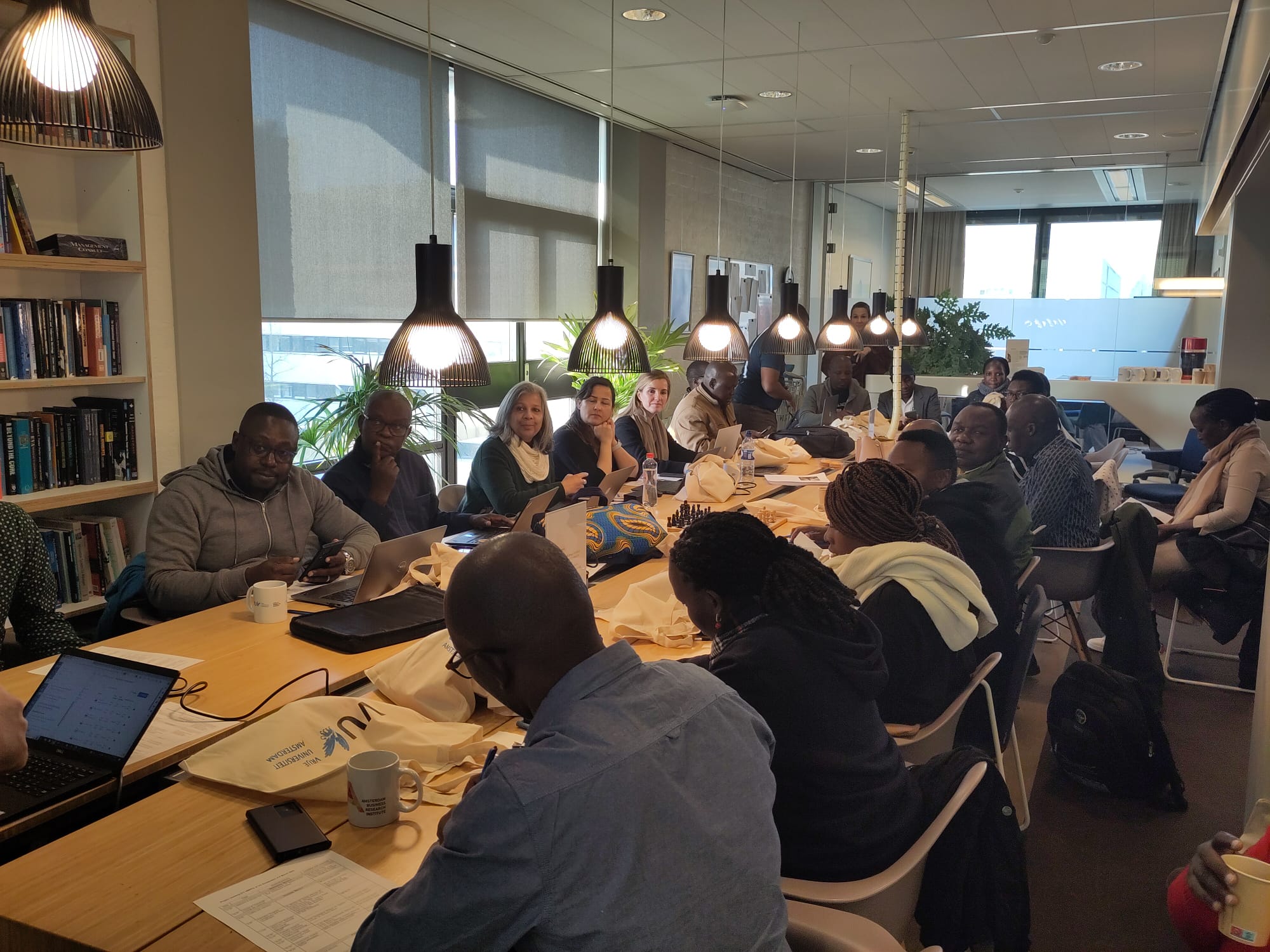 ICT-4MRPQ Project Team members from MUBS, MUST, NCHE, ULISBOA, MAK during the Thematic Research seminar at VU Amsterdam