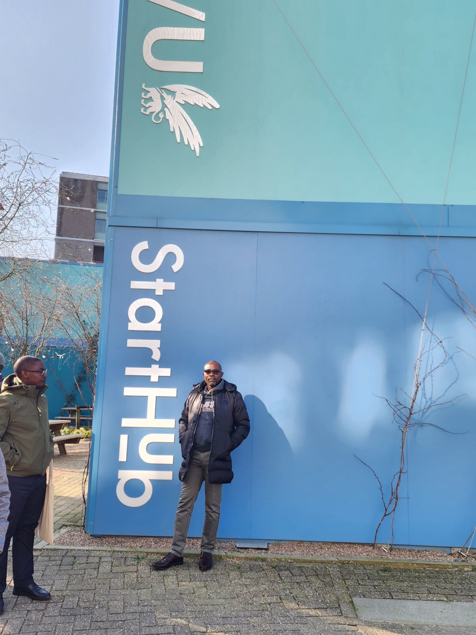 Mr Kankaka Of Kyazze, Kankaka & Co Advocates at the start hub at VU Amsterdam