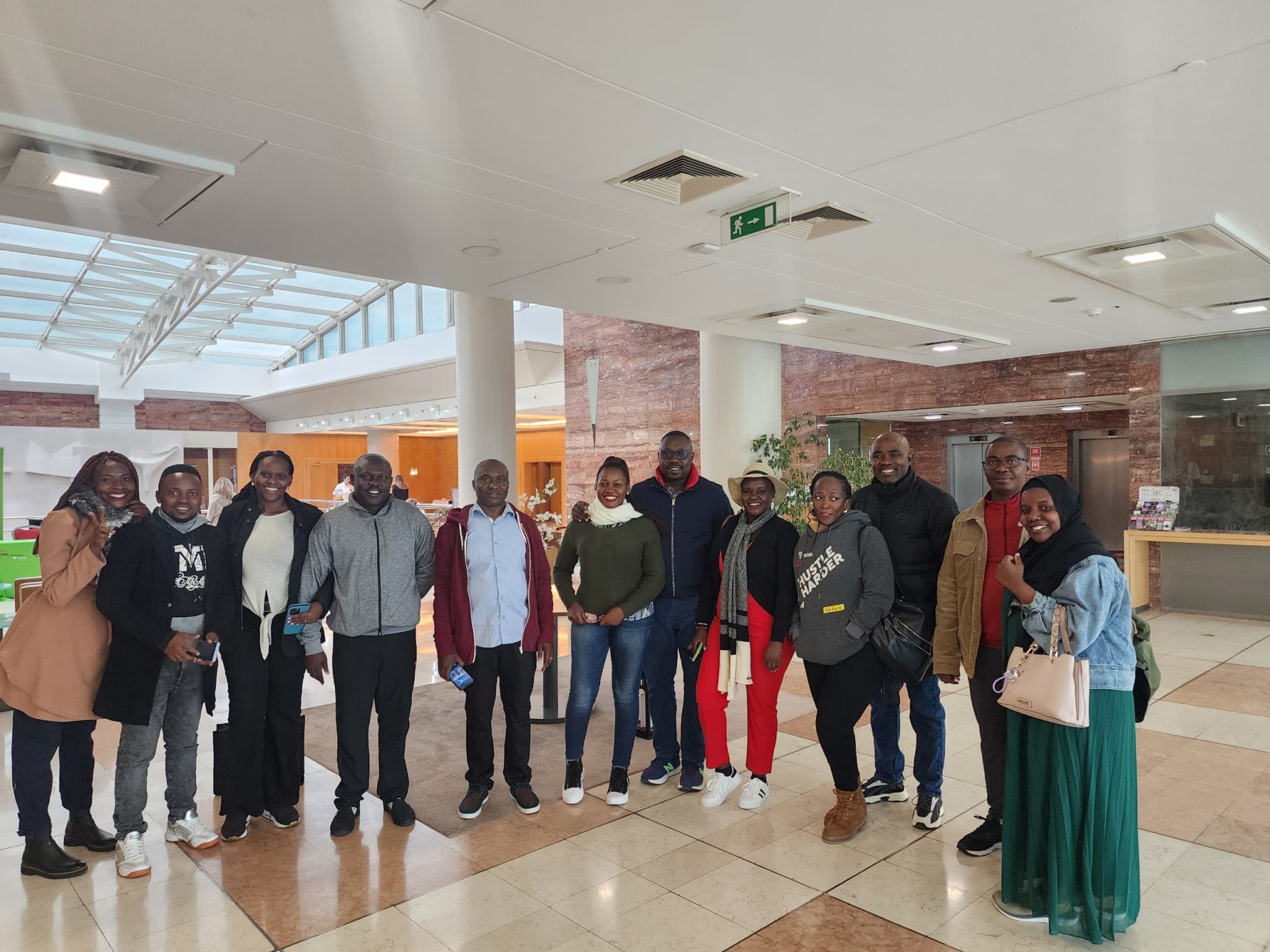 Project team members in Lisbon Portugal