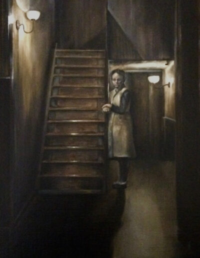 Dark Light - Horror painting, Ida Bentinger