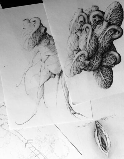 Work in progress, Drawing, Ida Bentinger