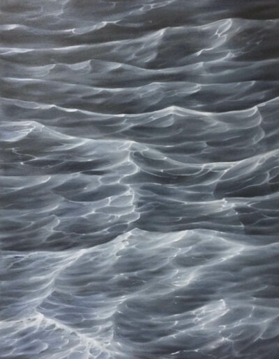 Ocean, painting, Ida Bentinger