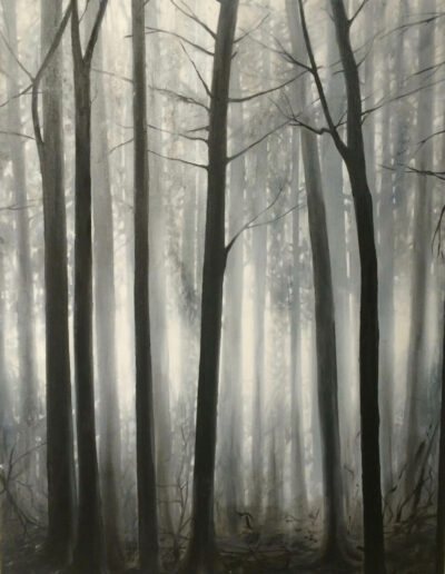 Trees, Oil on Canvas - painting, Ida Bentinger