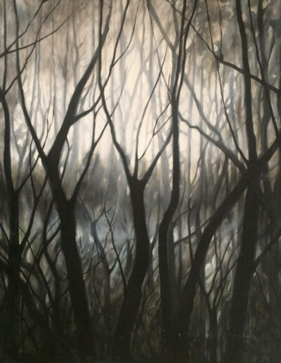 Trees, Oil on Canvas - painting, Ida Bentinger