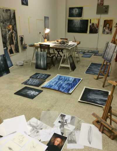 Work in progress, Artiststudio, Ida Bentinger