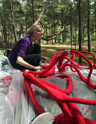 Work in progress, LandArt - Ida Bentinger