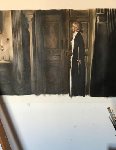 Work in progress, painting - Ida Bentinger