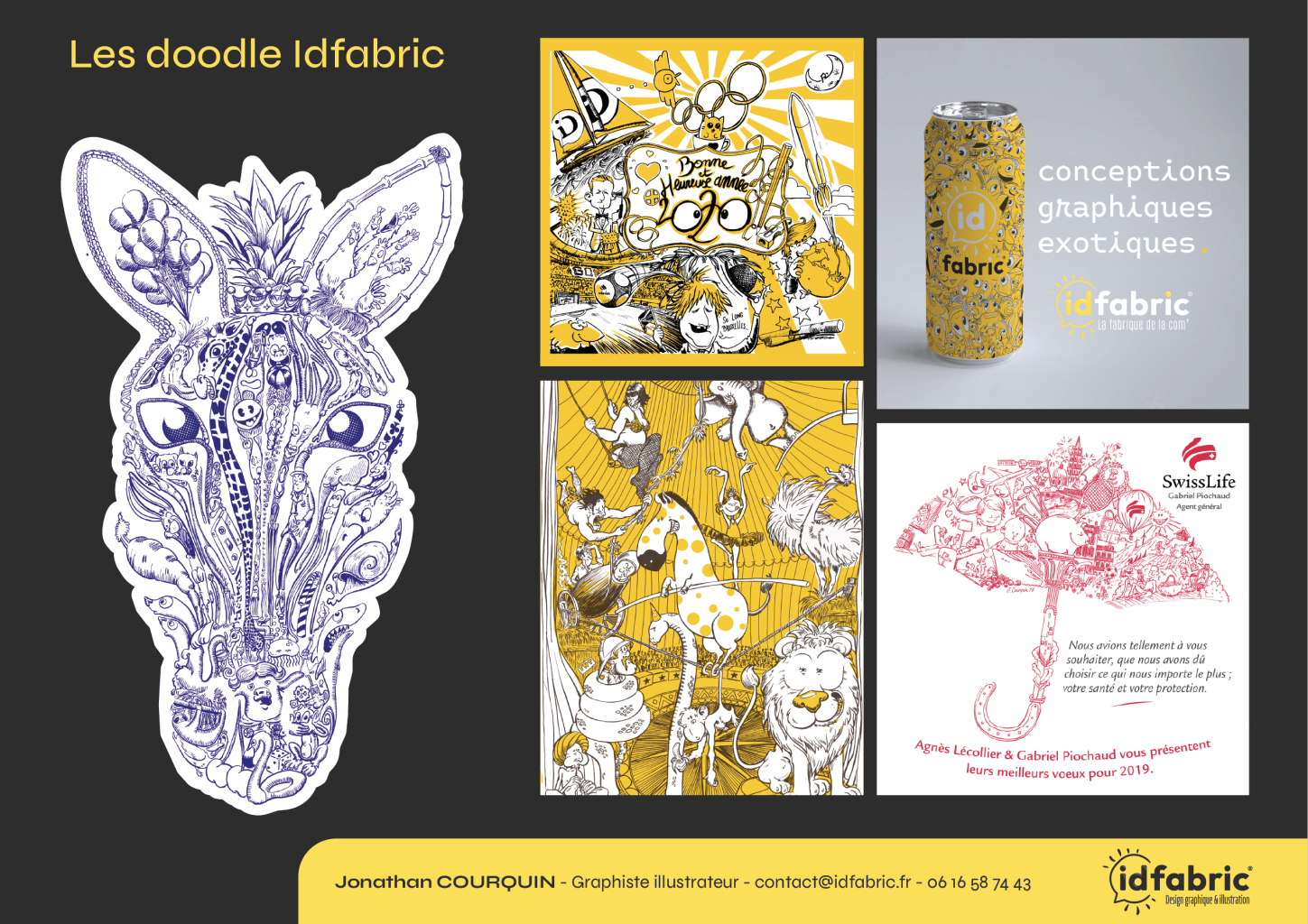 plan de travail 4book illustration