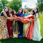 bride with bridesmaid 1
