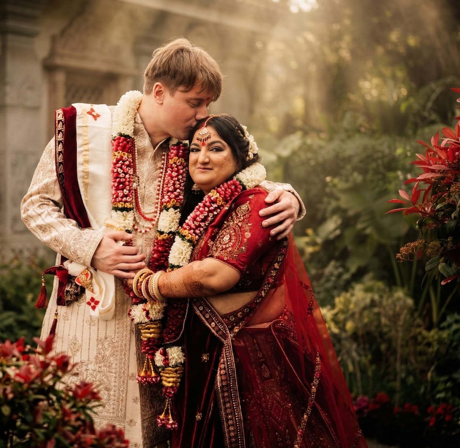 Hindu wedding couple — award-winning Birmingham wedding photographer