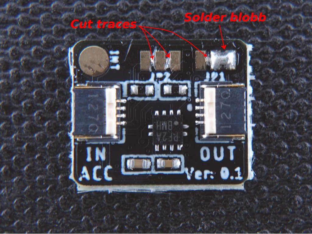 16 bit accelerometer module