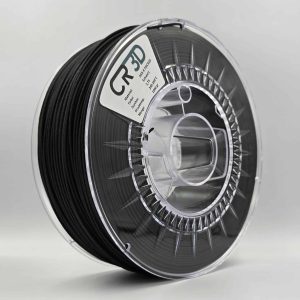 CR-3D ASA-X FibCR20 Filament Schwarz 1,75 mm auf transparenter 1-kg-Spule