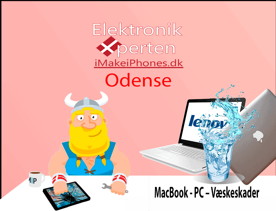 MacBook - PC – Væskeskader