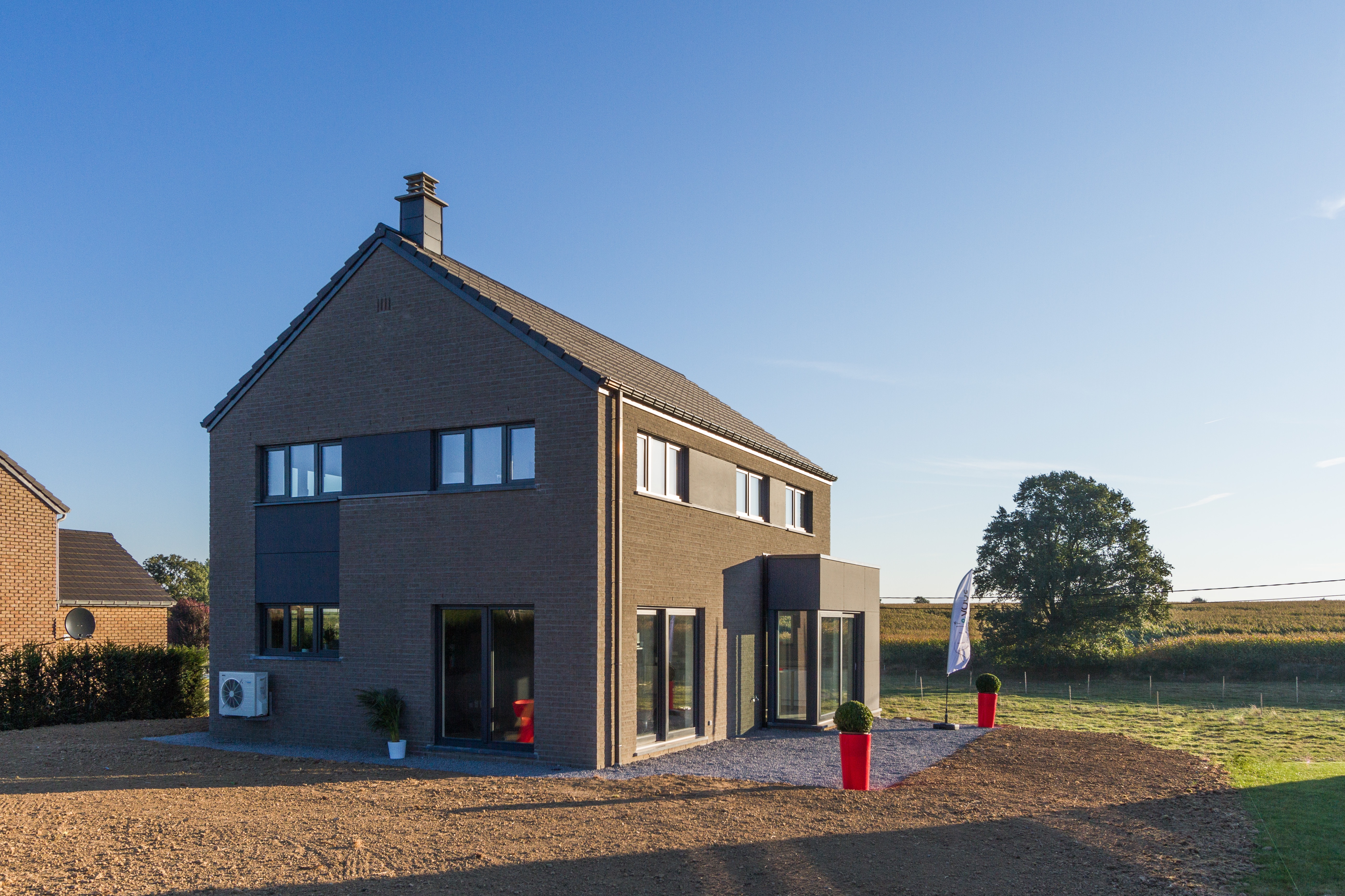 façade arrière maison contemporaine