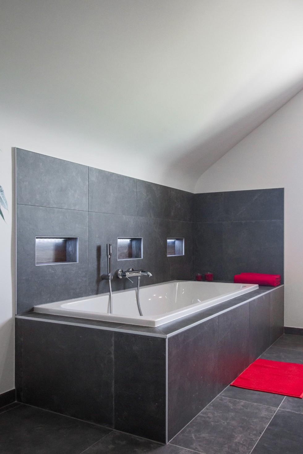 baignoire design maison contemporaine