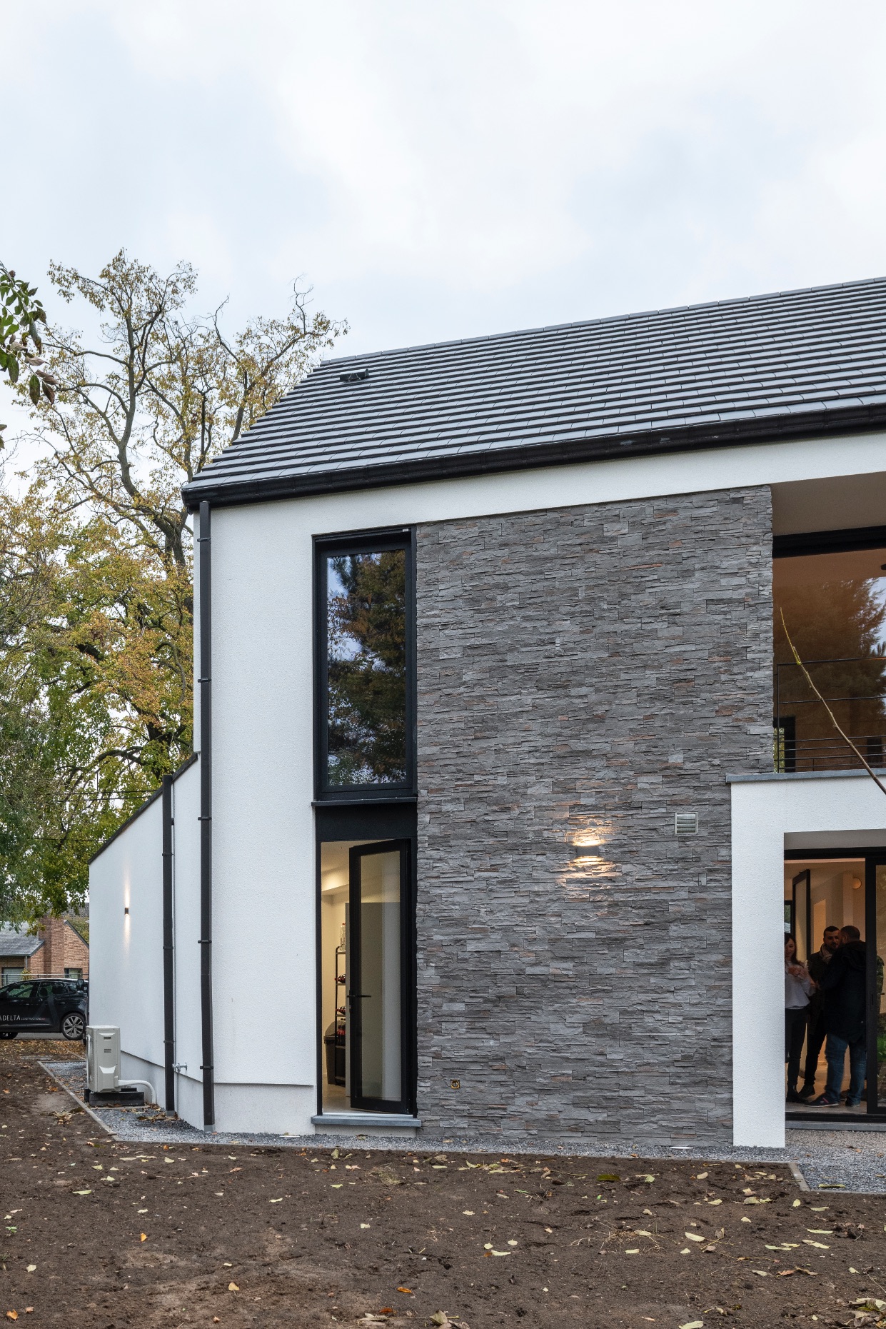 Façade arrière d'une maison contemporaine Richelle