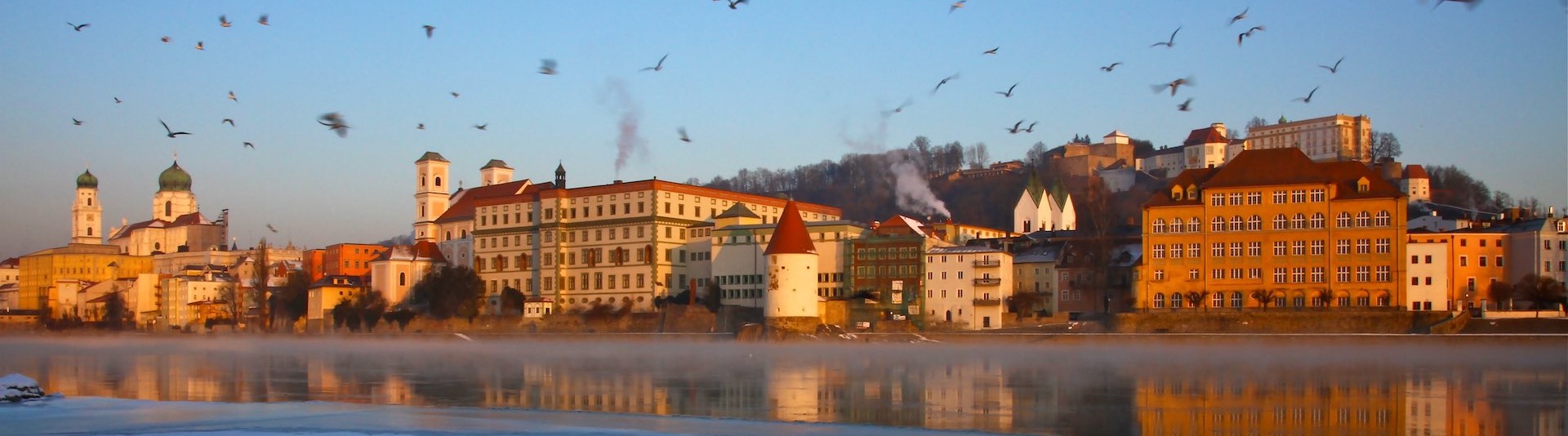 Immo Radlsbeck - Stadt Passau aus Sicht des Inns