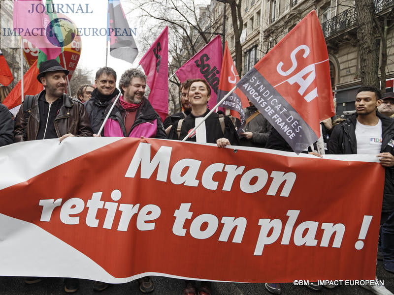 Manif retraite 9 janvier 2020 / BM - Impact European