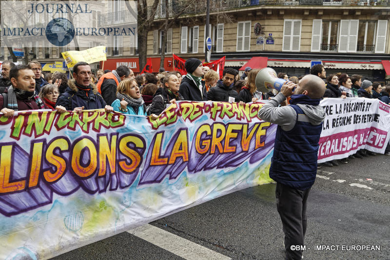 Manif retraite 9 janvier 2020 / BM - Impact European