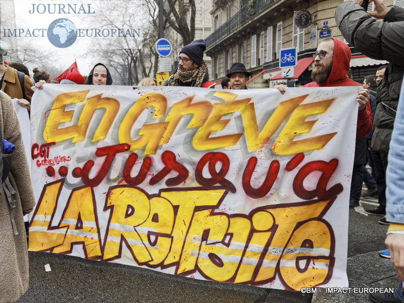 Manif retraite 9 janvier 2020 / BM - Impact European