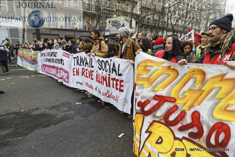 Manif retraite 9 janvier 2020 / BM - Impact European