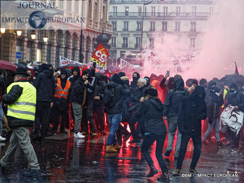 Manif retraite 9 janvier 2020 / BM - Impact European