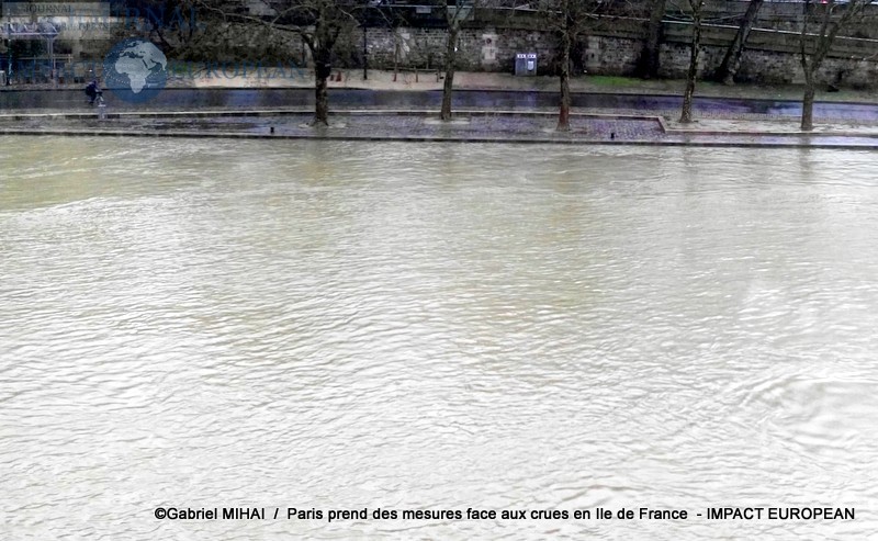 Paris prend des mesures face aux crues